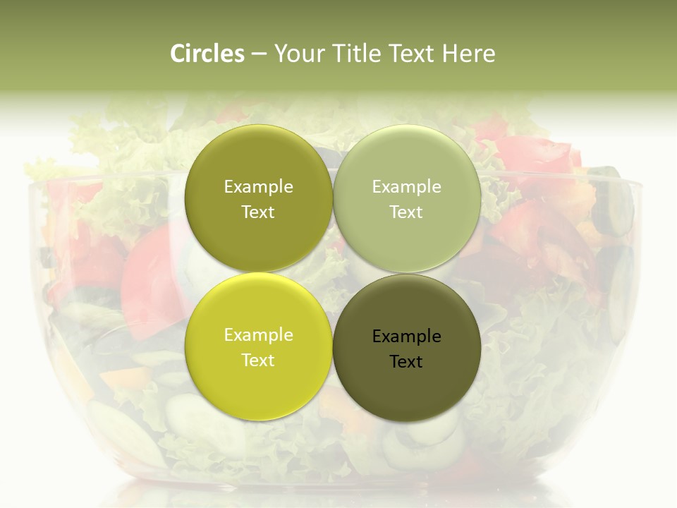 Diet Tomato Lettuce PowerPoint Template