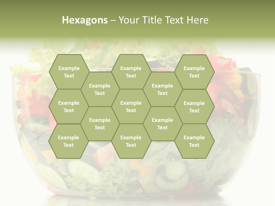 Diet Tomato Lettuce PowerPoint Template