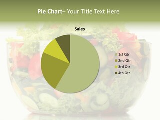 Diet Tomato Lettuce PowerPoint Template