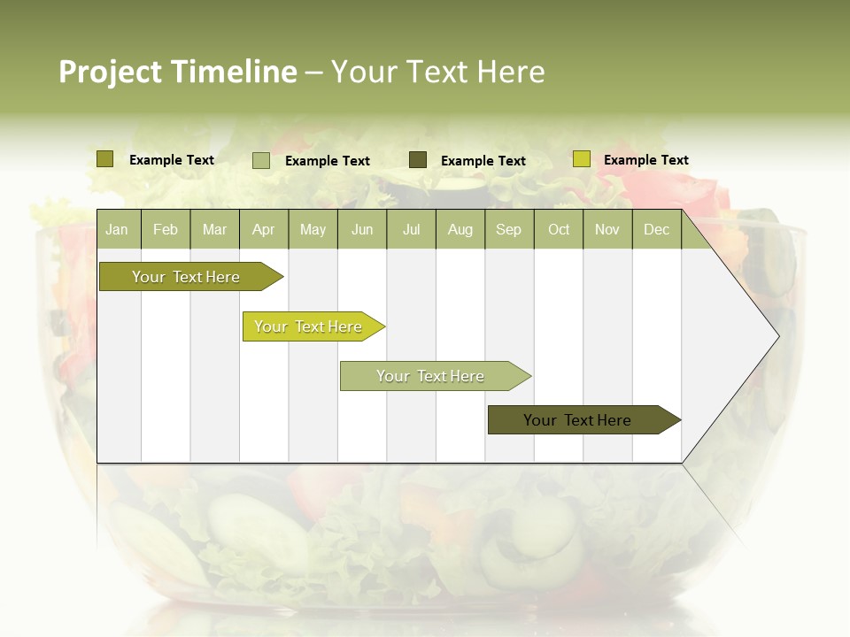 Diet Tomato Lettuce PowerPoint Template