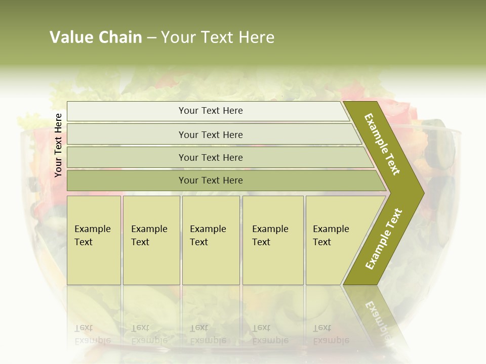 Diet Tomato Lettuce PowerPoint Template