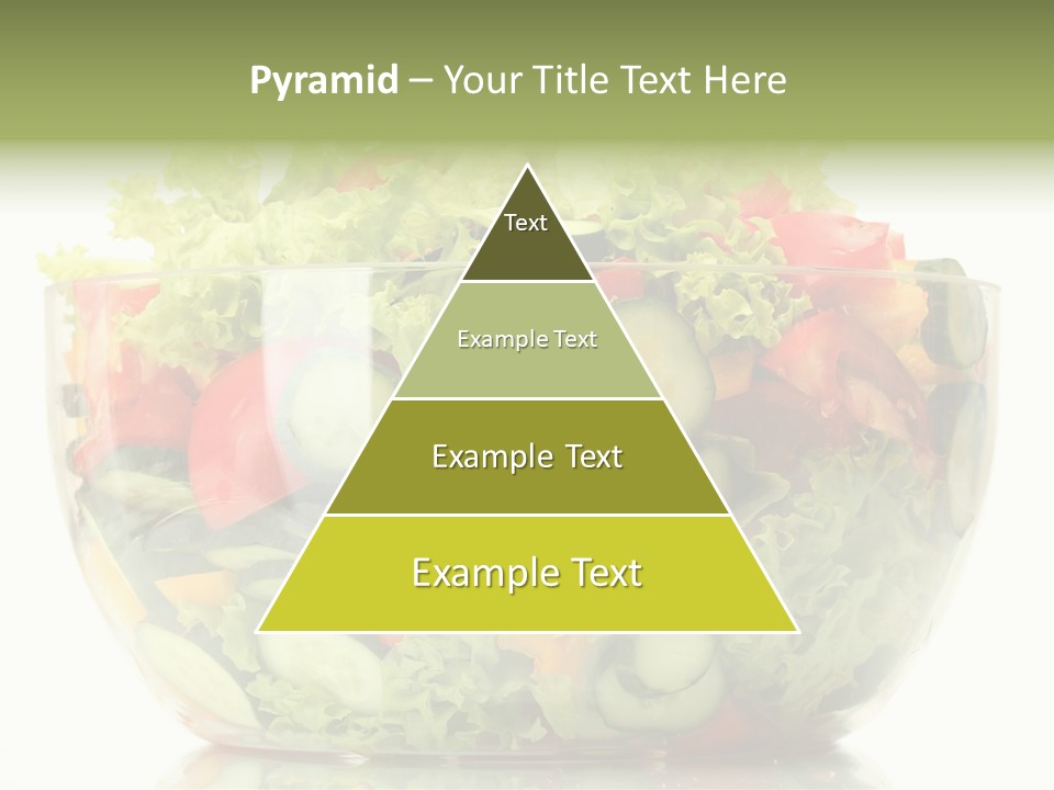 Diet Tomato Lettuce PowerPoint Template