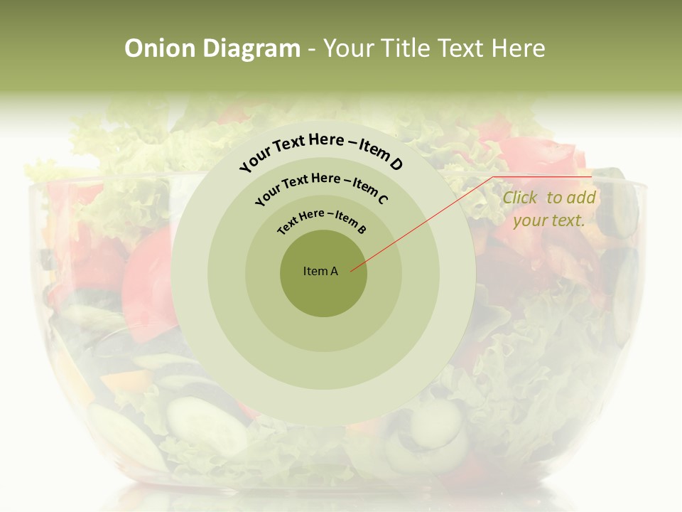 Diet Tomato Lettuce PowerPoint Template