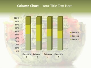 Diet Tomato Lettuce PowerPoint Template