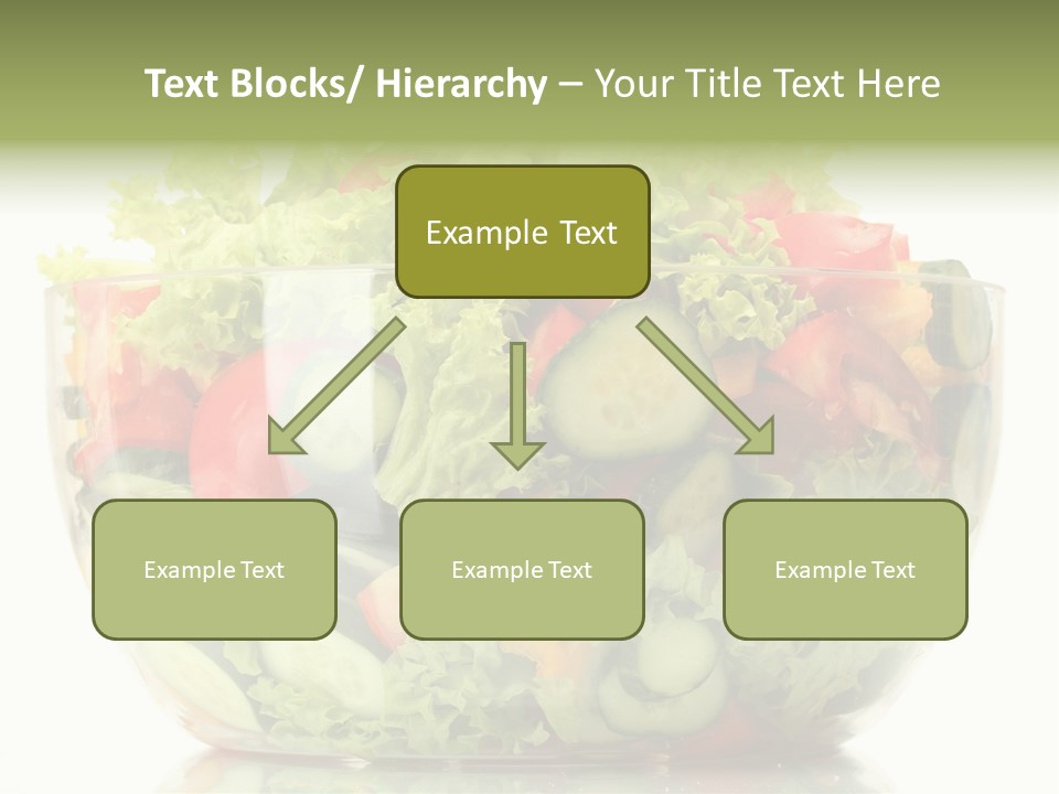Diet Tomato Lettuce PowerPoint Template