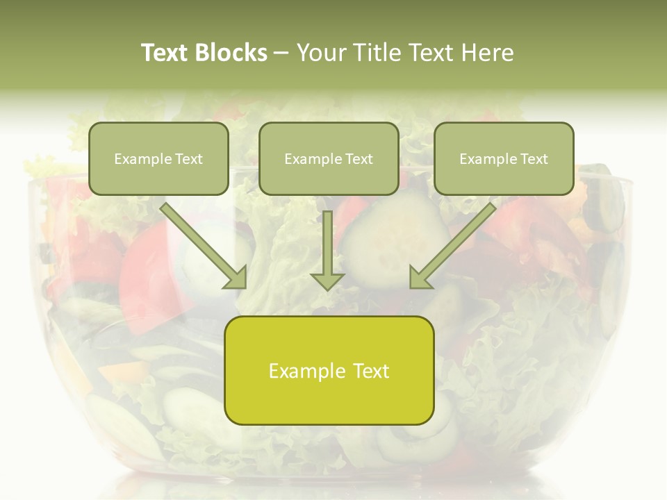 Diet Tomato Lettuce PowerPoint Template