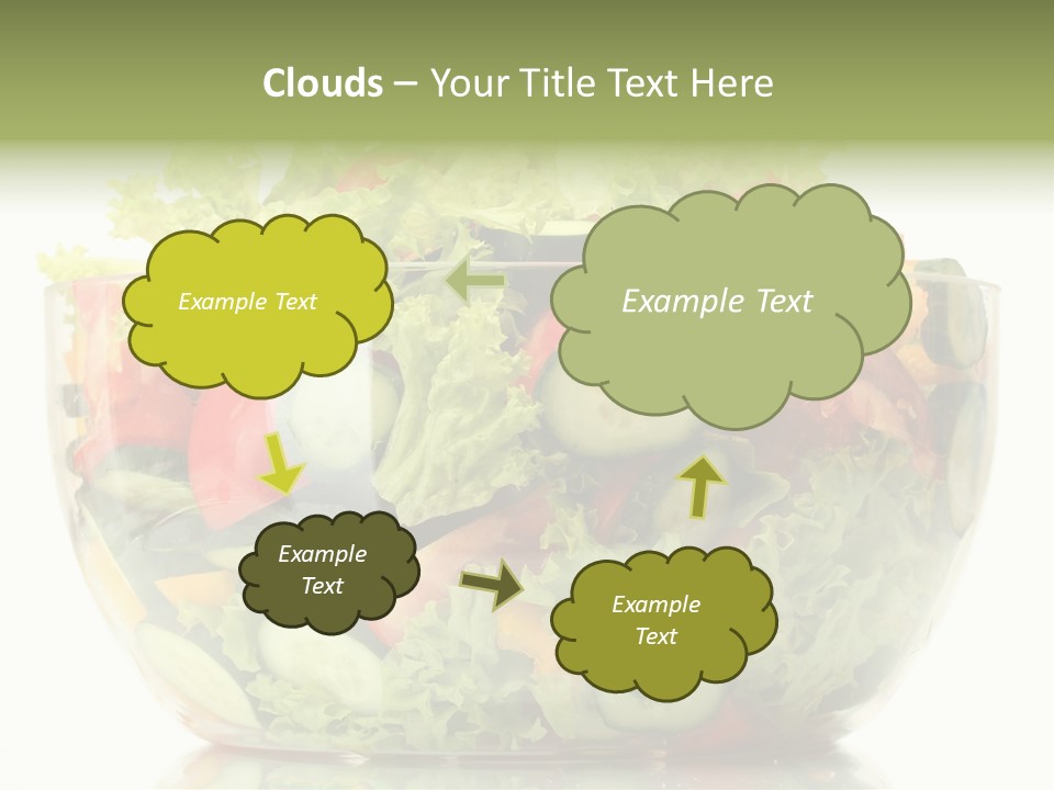 Diet Tomato Lettuce PowerPoint Template