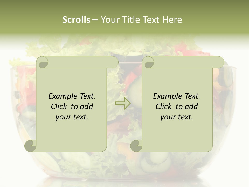 Diet Tomato Lettuce PowerPoint Template
