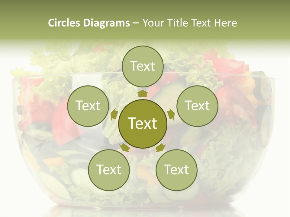 Diet Tomato Lettuce PowerPoint Template
