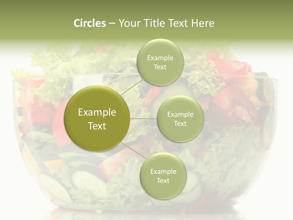 Diet Tomato Lettuce PowerPoint Template