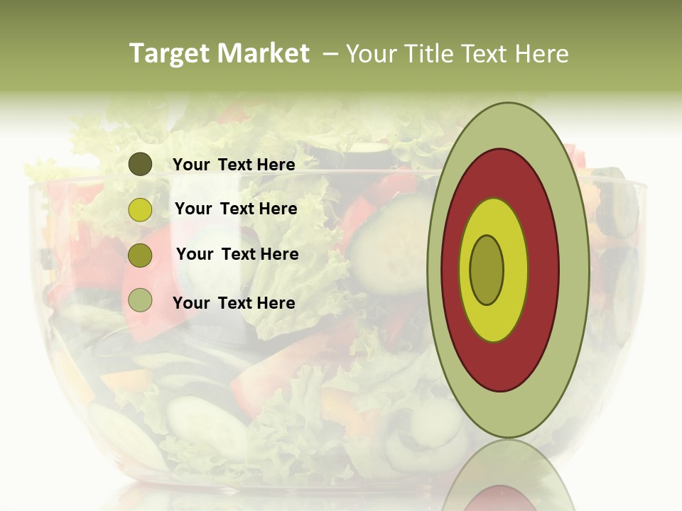 Diet Tomato Lettuce PowerPoint Template