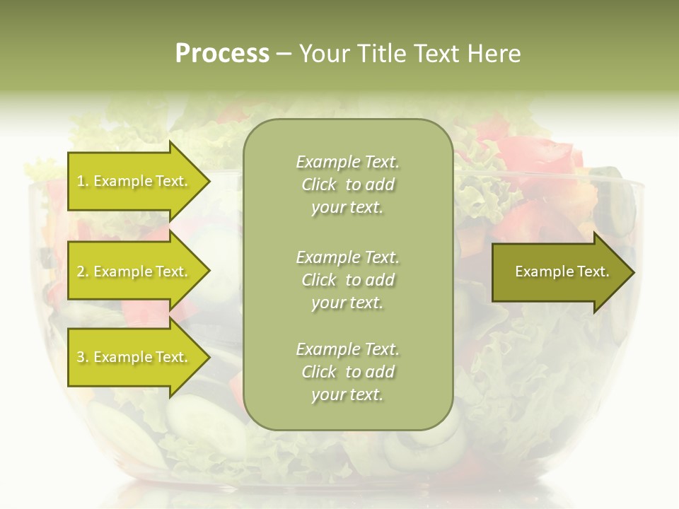 Diet Tomato Lettuce PowerPoint Template