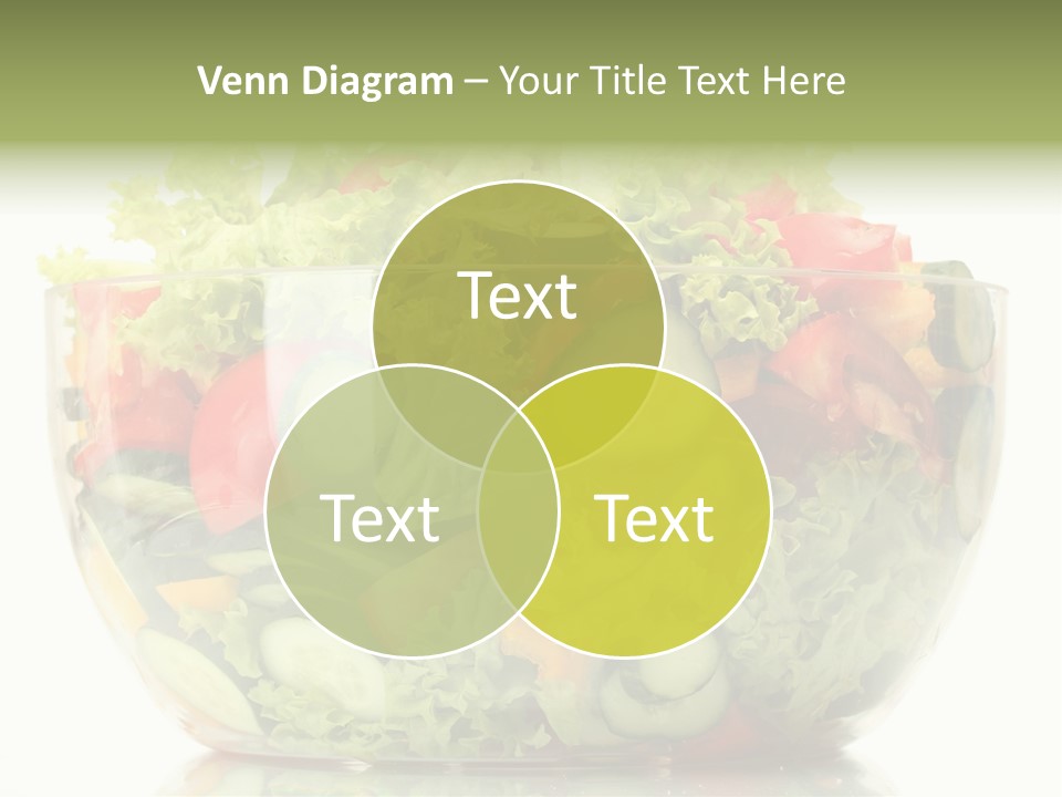 Diet Tomato Lettuce PowerPoint Template