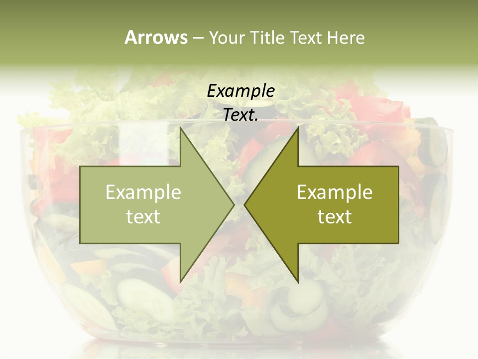 Diet Tomato Lettuce PowerPoint Template