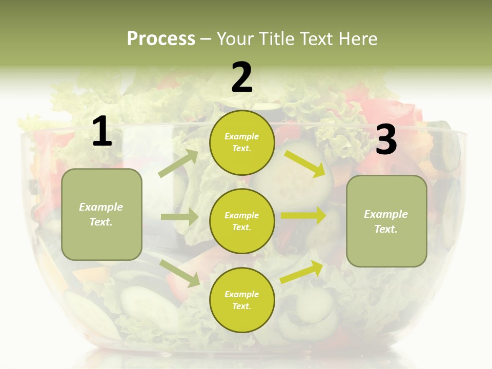 Diet Tomato Lettuce PowerPoint Template