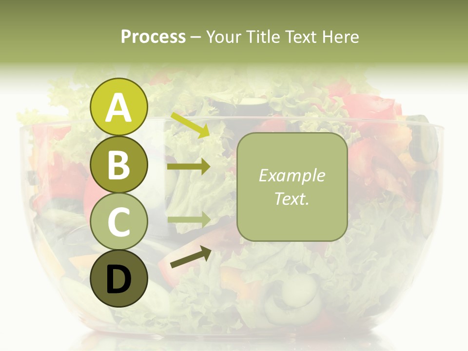 Diet Tomato Lettuce PowerPoint Template