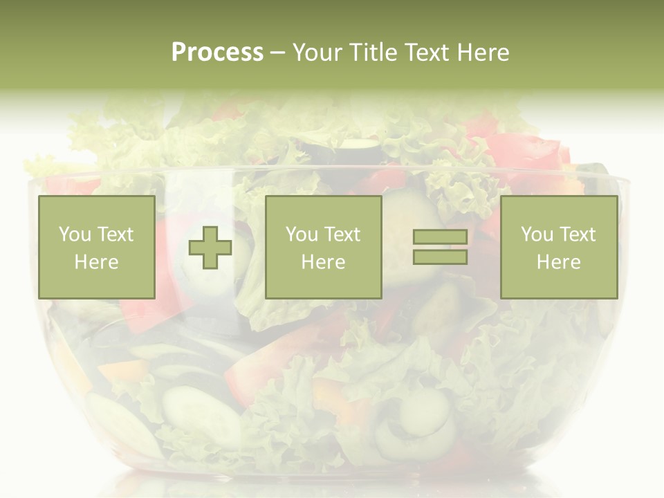 Diet Tomato Lettuce PowerPoint Template