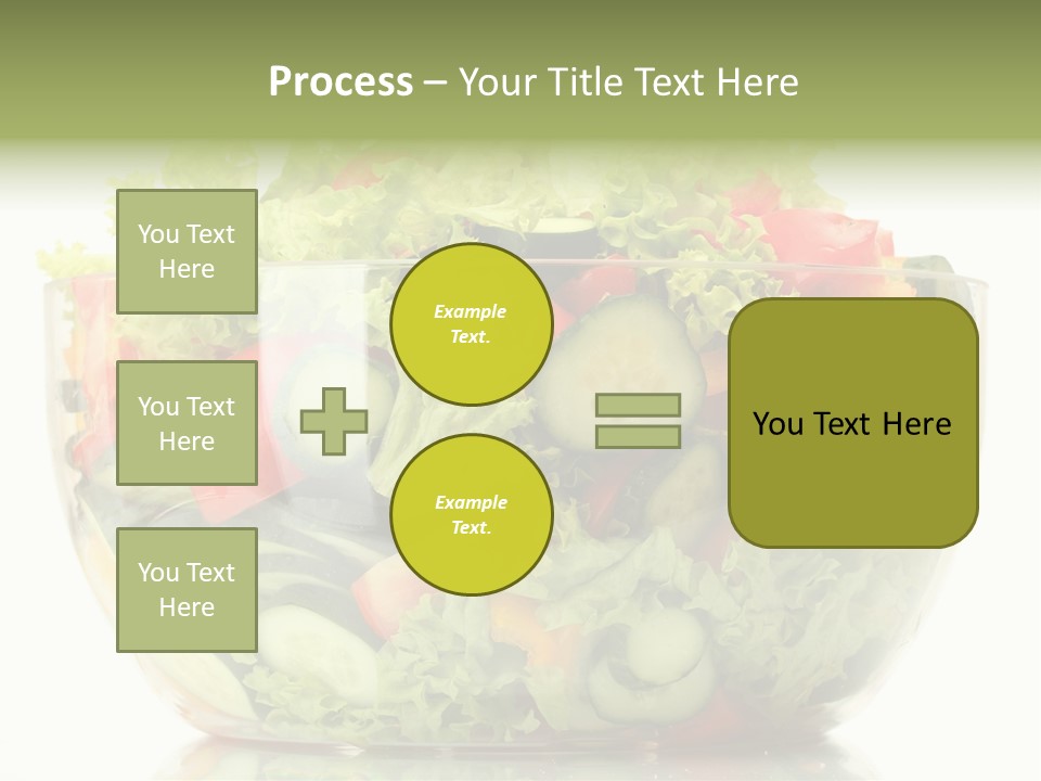 Diet Tomato Lettuce PowerPoint Template