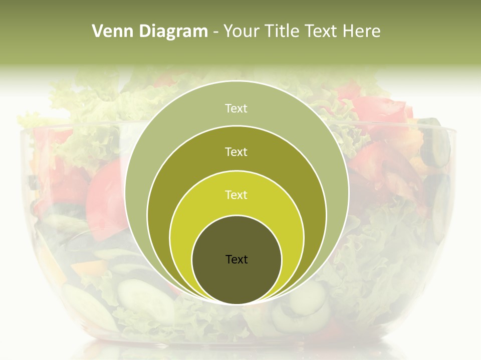 Diet Tomato Lettuce PowerPoint Template