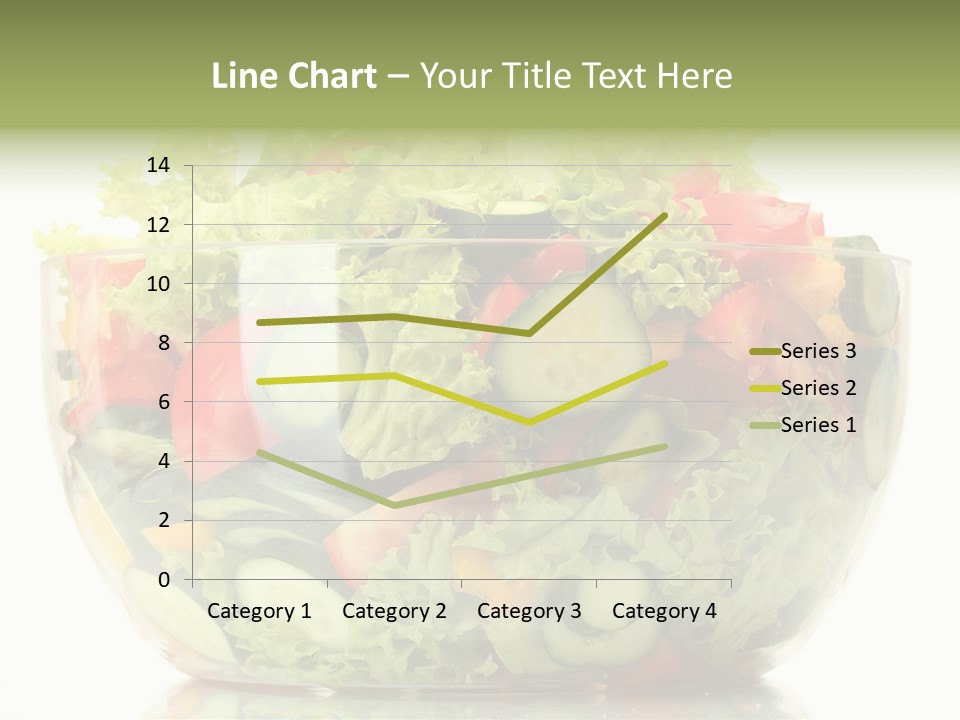 Diet Tomato Lettuce PowerPoint Template
