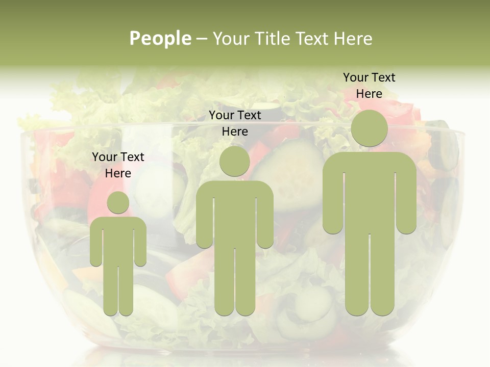 Diet Tomato Lettuce PowerPoint Template