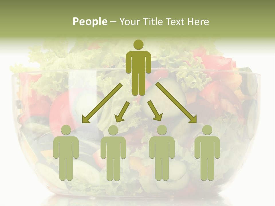 Diet Tomato Lettuce PowerPoint Template