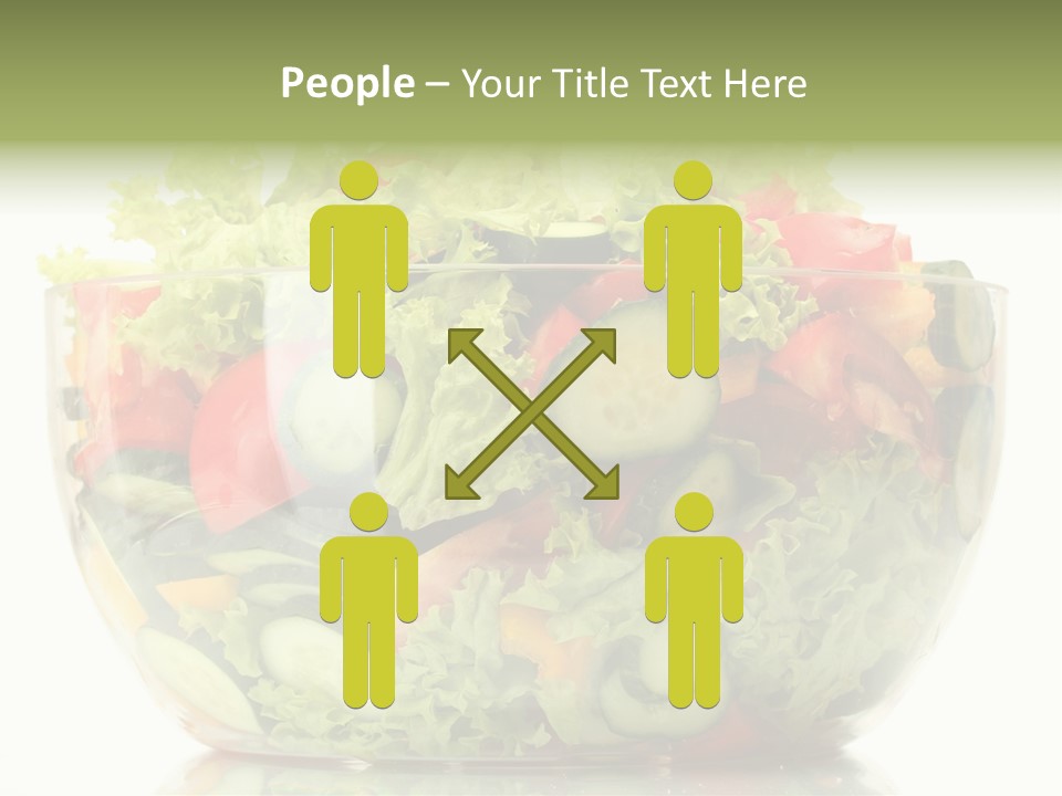 Diet Tomato Lettuce PowerPoint Template