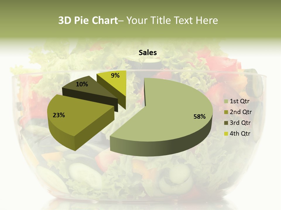 Diet Tomato Lettuce PowerPoint Template