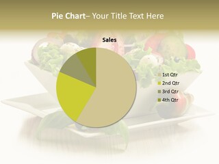 Table Vegetable Saucer PowerPoint Template