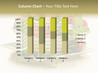 Table Vegetable Saucer PowerPoint Template