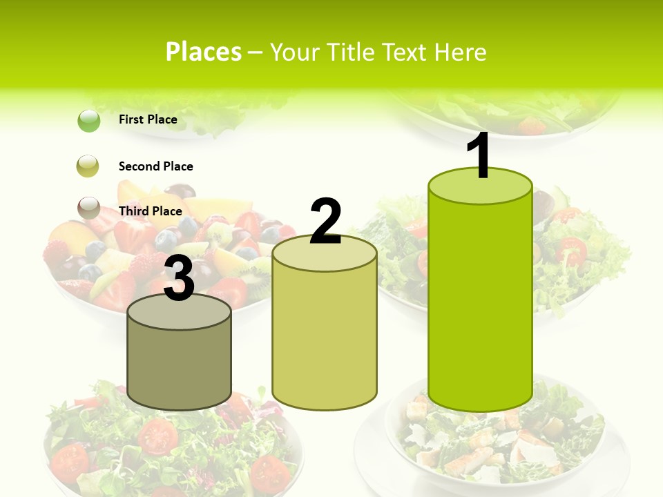 Olive Appetizing White PowerPoint Template