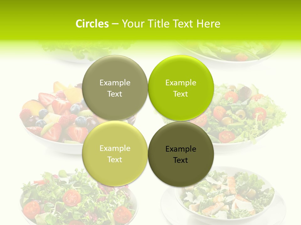 Olive Appetizing White PowerPoint Template