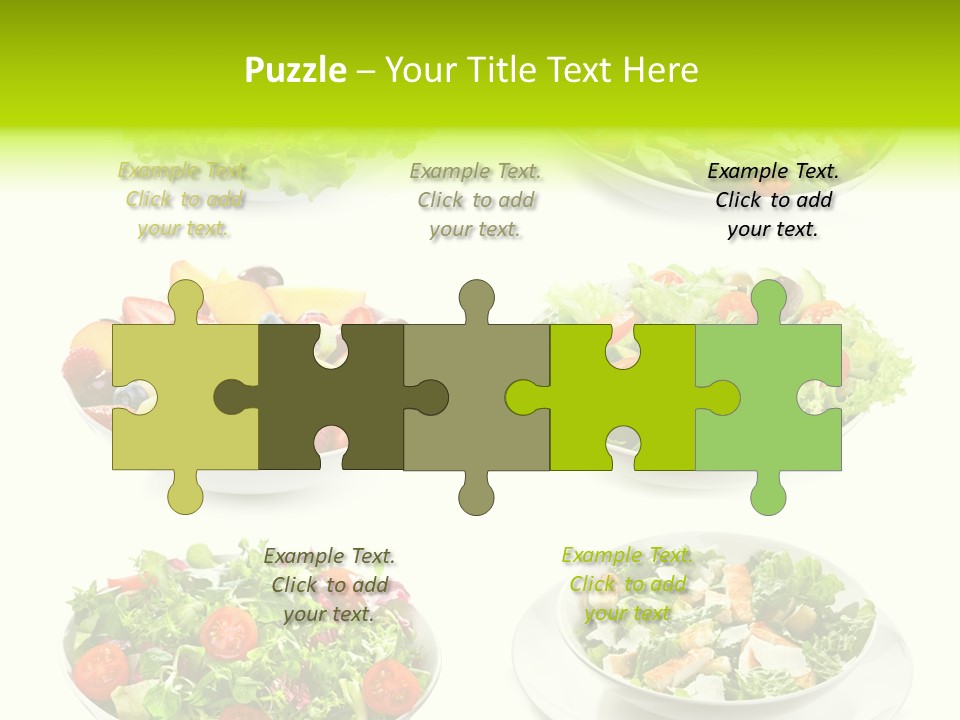 Olive Appetizing White PowerPoint Template