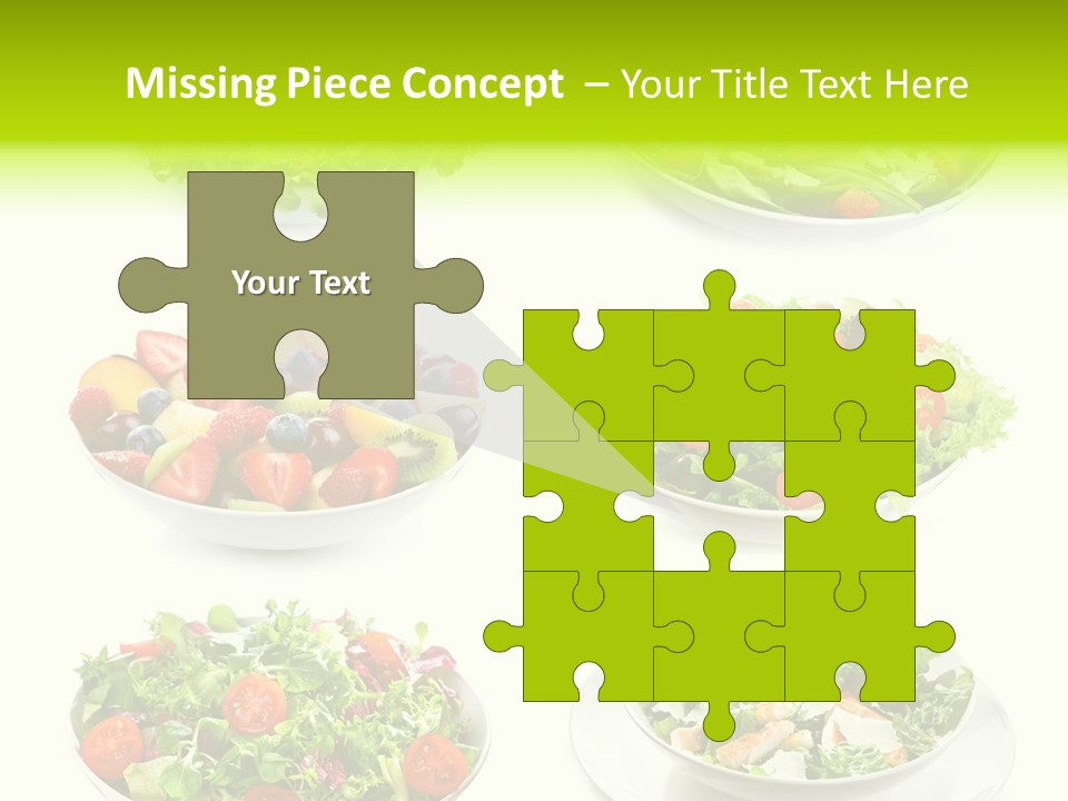 Olive Appetizing White PowerPoint Template