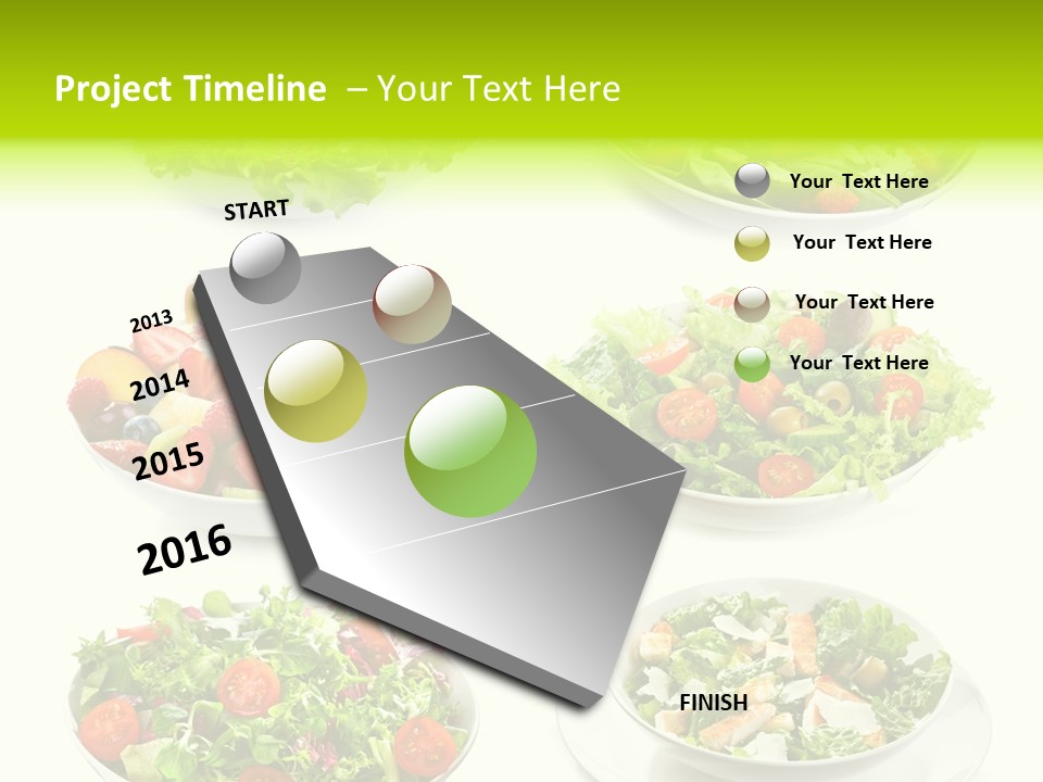Olive Appetizing White PowerPoint Template