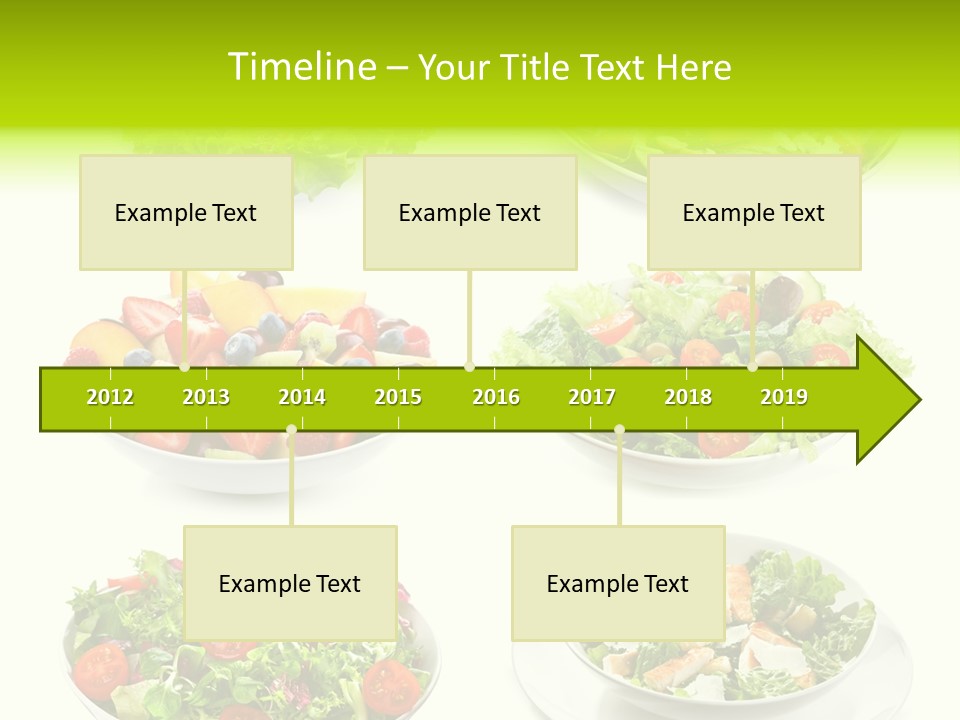 Olive Appetizing White PowerPoint Template
