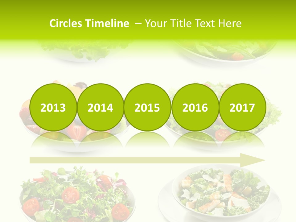 Olive Appetizing White PowerPoint Template