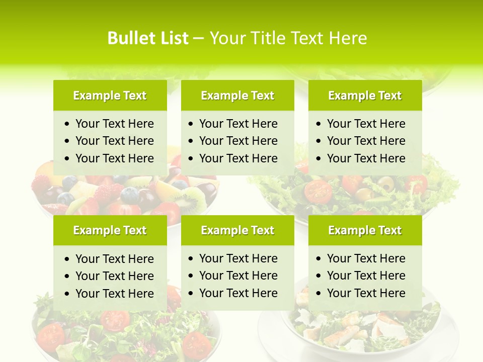 Olive Appetizing White PowerPoint Template