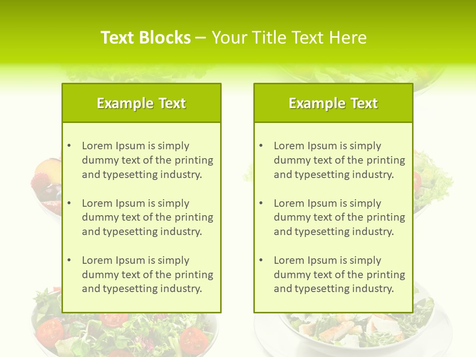 Olive Appetizing White PowerPoint Template