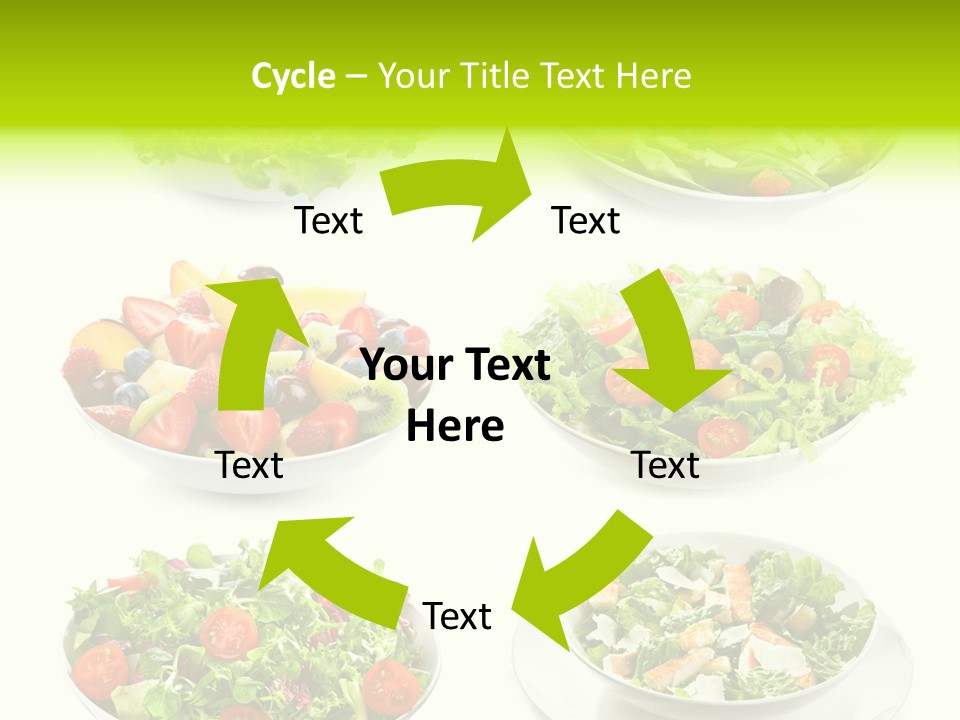 Olive Appetizing White PowerPoint Template