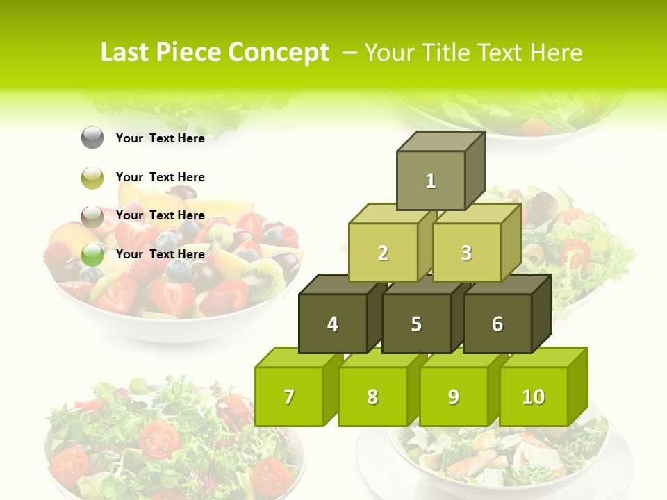 Olive Appetizing White PowerPoint Template
