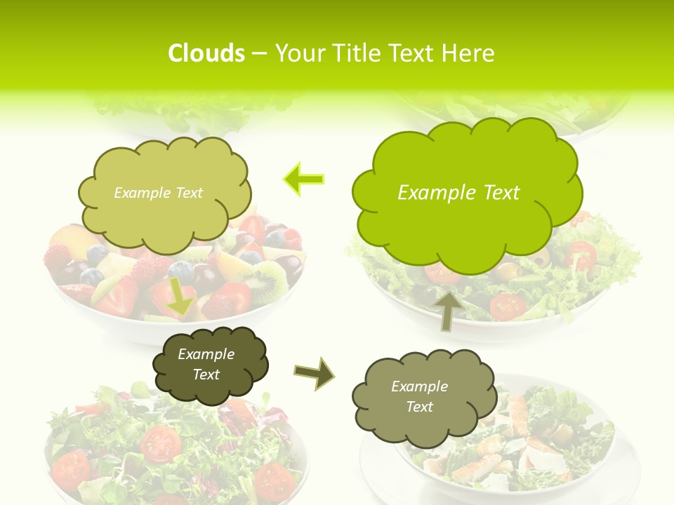 Olive Appetizing White PowerPoint Template