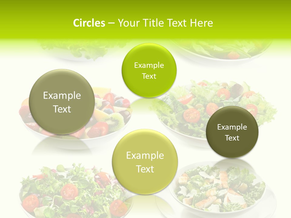 Olive Appetizing White PowerPoint Template