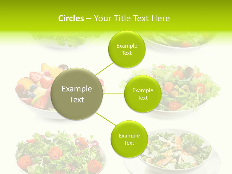 Olive Appetizing White PowerPoint Template