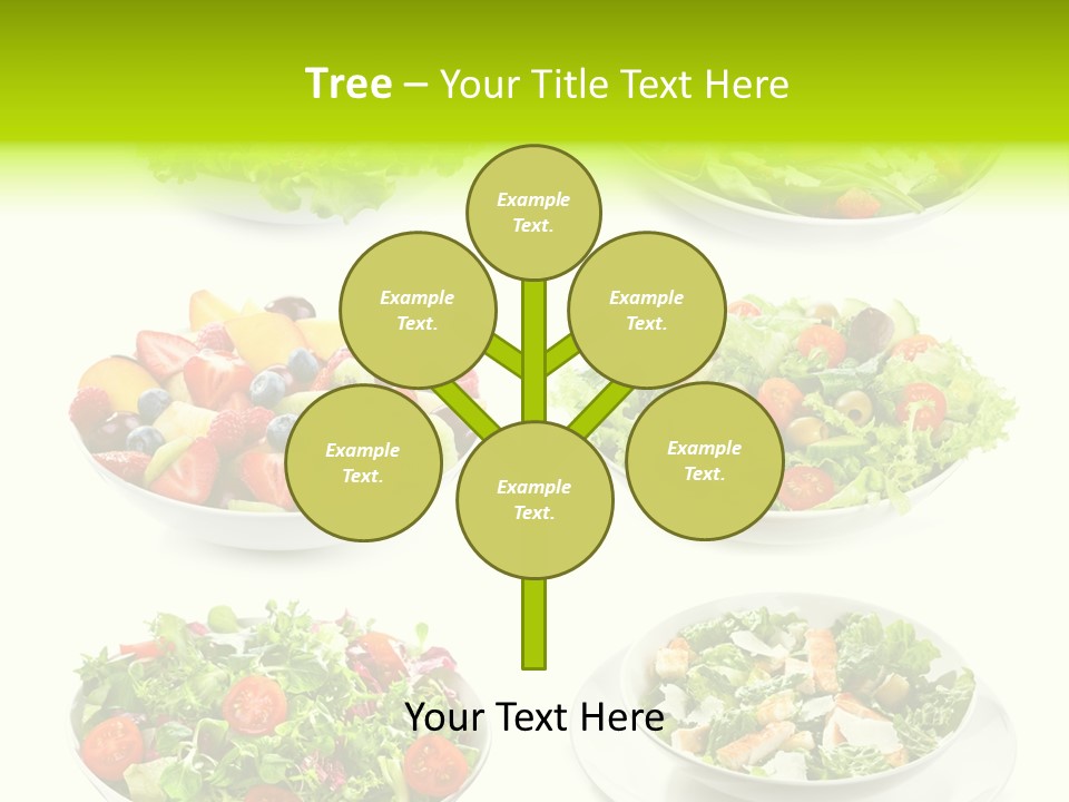 Olive Appetizing White PowerPoint Template