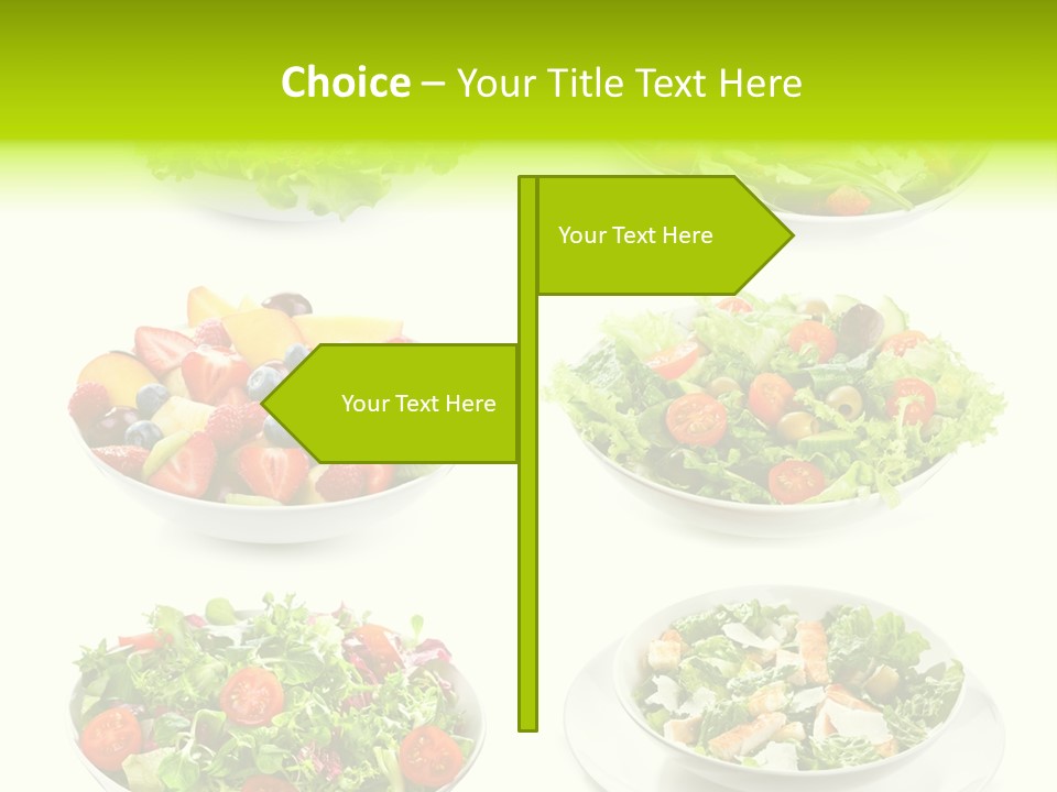 Olive Appetizing White PowerPoint Template