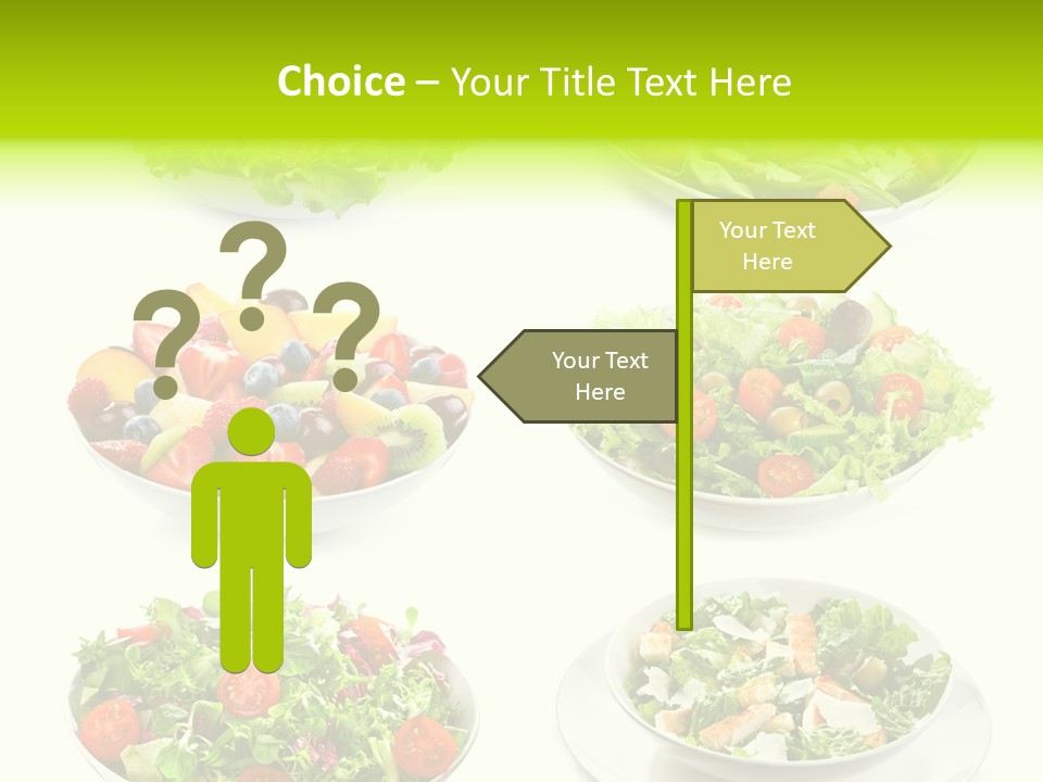 Olive Appetizing White PowerPoint Template