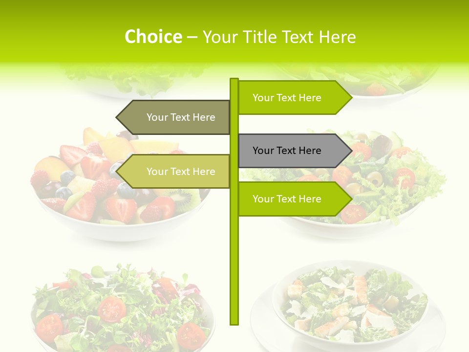 Olive Appetizing White PowerPoint Template