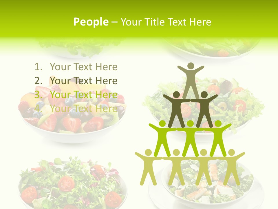 Olive Appetizing White PowerPoint Template