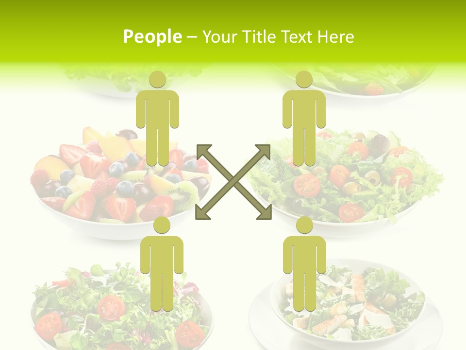 Olive Appetizing White PowerPoint Template